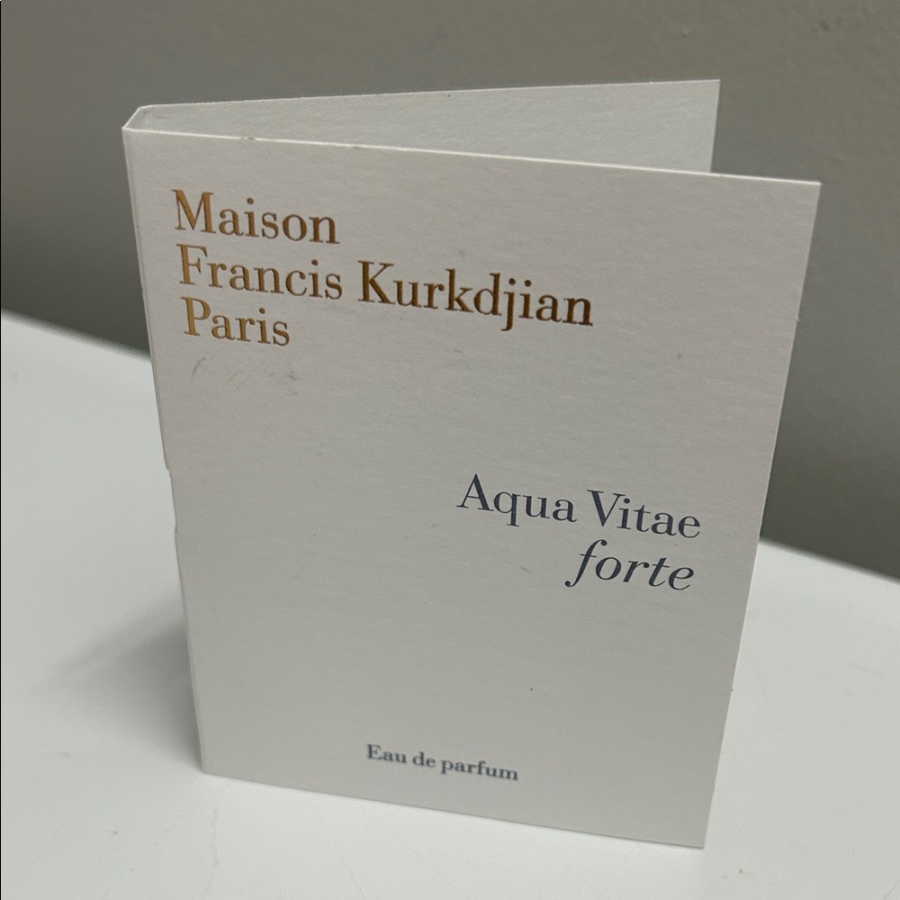 Maison Francis Kurkdjian Aqua Vitae Forte Fragrance sample -unisex